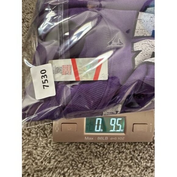 LSU Tiger Purple Pull Over Long Sleeve Cropped Sweater Womens NCAA Size Medium - Picture 10 of 10